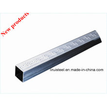 Stainless Steel Embossing/L Decorative Pattern Tube